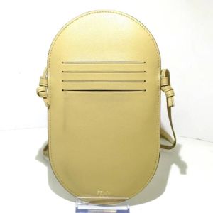 Fendi Vintage Pre-owned Leather key-holders Beige Dames