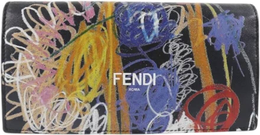 Fendi Vintage Pre-owned Leather wallets Meerkleurig Dames