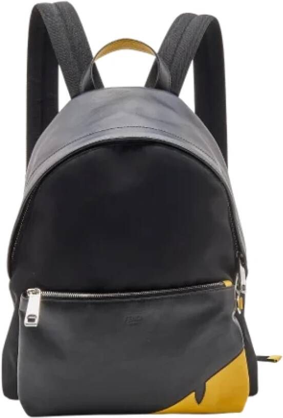 Fendi Vintage Pre-owned Nylon backpacks Zwart Dames