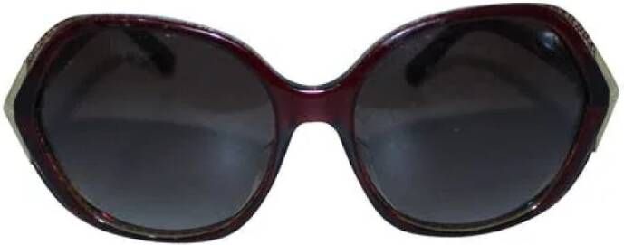 Fendi Vintage Pre-owned Plastic sunglasses Bruin Dames