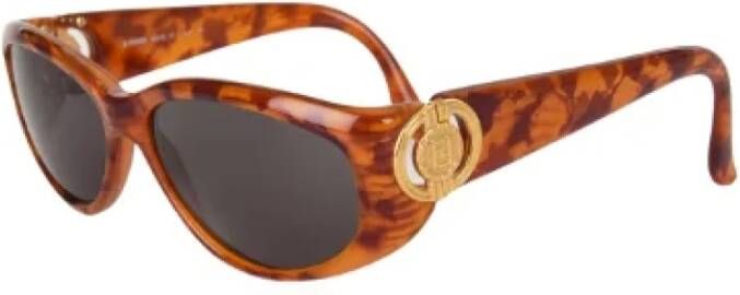 Fendi Vintage Pre-owned Plastic sunglasses Bruin Unisex