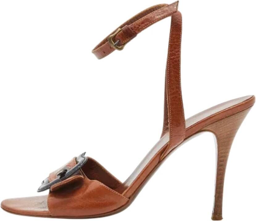 Fendi Vintage Pre-owned Sandalen Bruin Dames