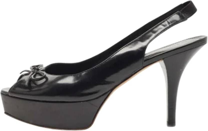 Fendi Vintage Pre-owned Sandalen Zwart Dames