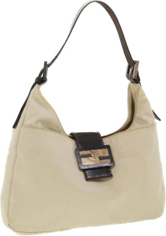 Fendi Vintage Pre-owned Shoulder Bags Beige Dames