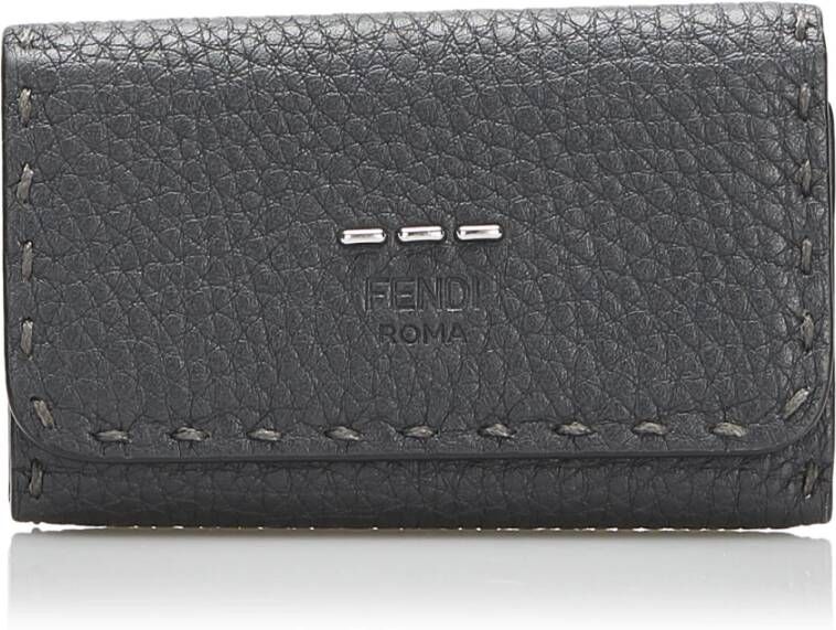Fendi Vintage Pre-owned Wallets Zwart Dames
