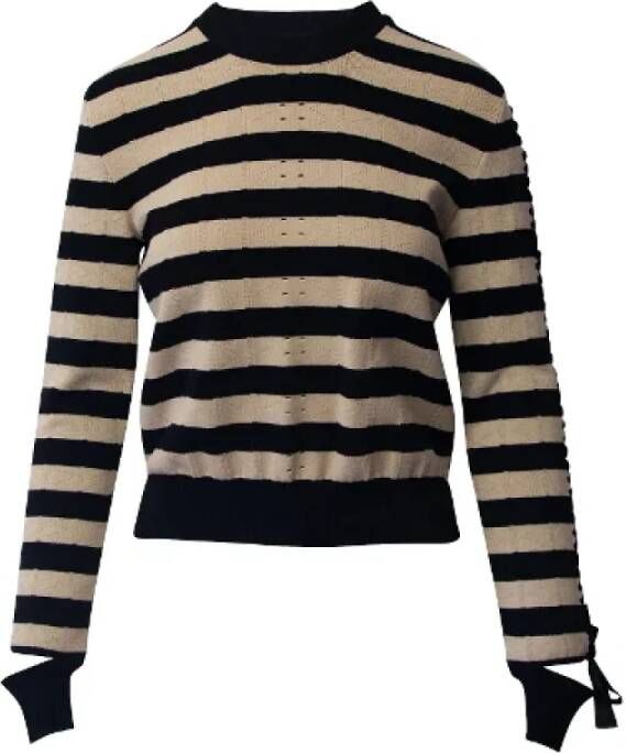Fendi Vintage Pre-owned Wool outerwear Zwart Dames