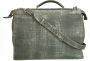 Fendi Vintage Preated Peekaboo Tote extra grote handtas Grijs Dames - Thumbnail 1