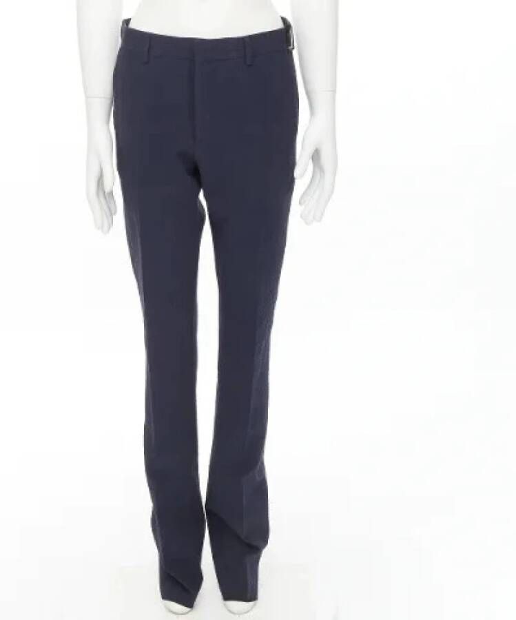 Fendi Vintage Tweedehands broek Blauw Dames