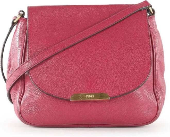 Fendi Vintage Tweedehands crossbody tas Roze Dames