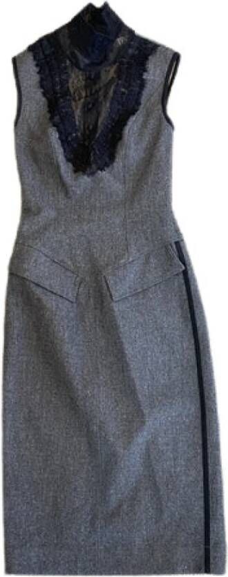 Fendi Vintage Tweedehands jurk Grijs Dames