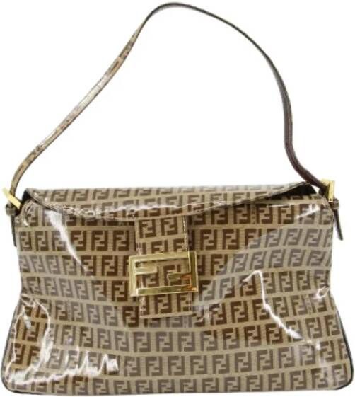 Fendi Vintage Tweedehands tas Bruin Dames