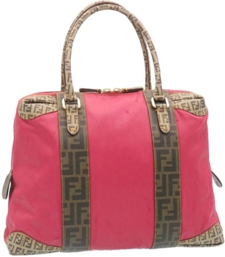 Fendi Vintage Tweedehands tas Roze Dames
