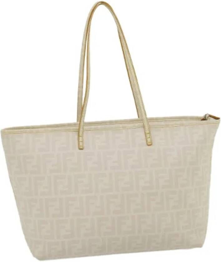Fendi Vintage Tweedehands tas Wit Dames