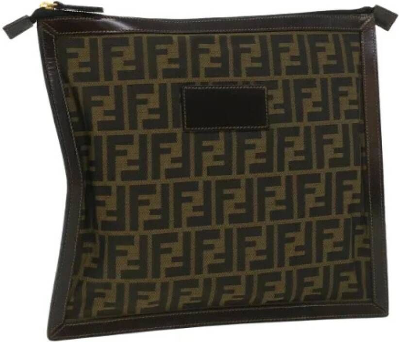 Fendi Vintage Voldoende klauwen Bruin Dames