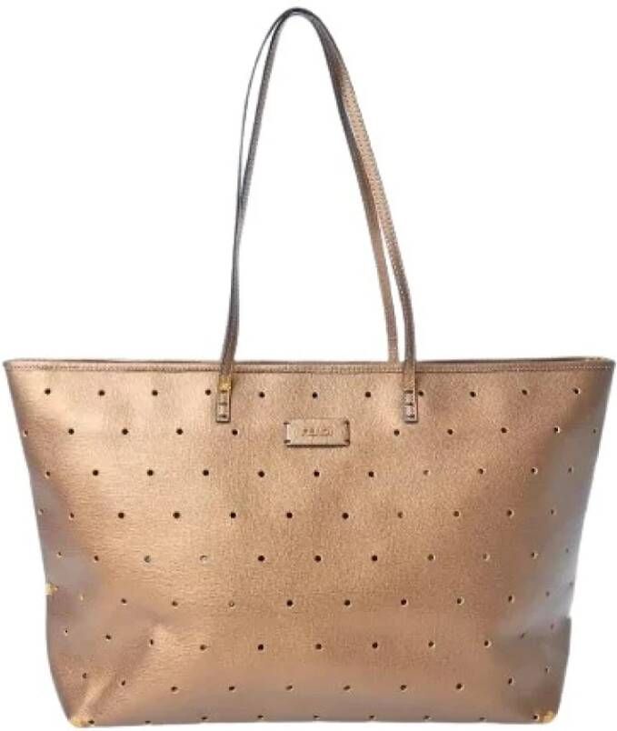 Fendi Vintage Voldoende lederen fendi-bags Geel Dames