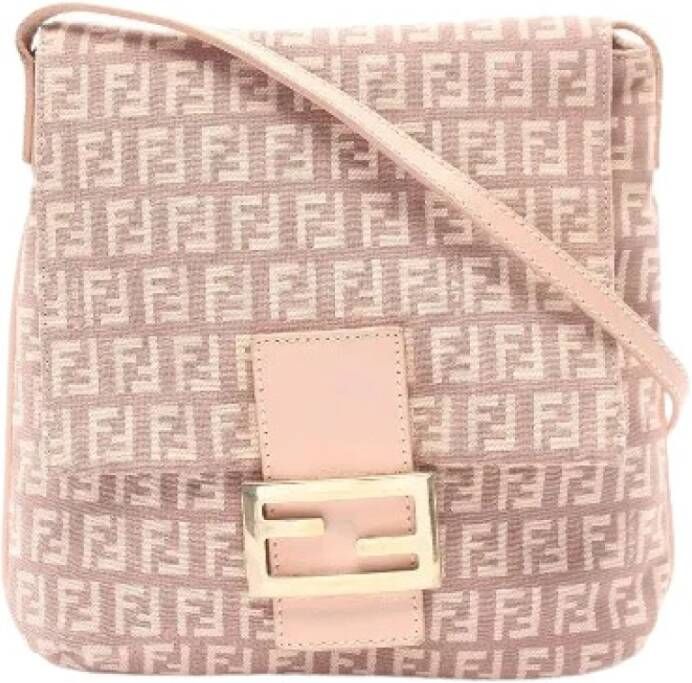 Fendi Vintage Voldoende lederen fendi-bags Roze Dames