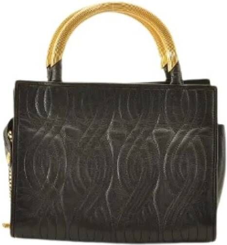Fendi Vintage Voldoende lederen handtassen Zwart Dames