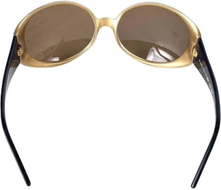 Fendi Vintage Voldoende plastic sungles Bruin Dames