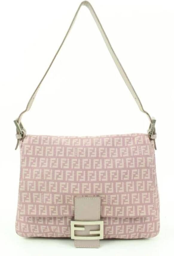Fendi Vintage Voldoende schoudertas Roze Dames