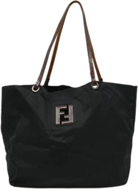 Fendi Vintage Voldoende schoudertas Zwart Dames