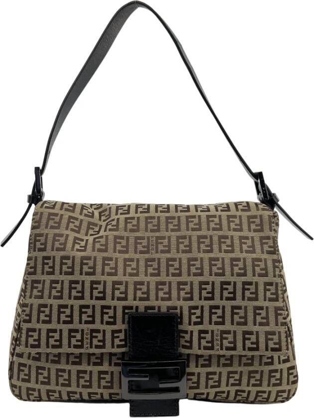 Fendi Vintage Voldoende schoudertassen Bruin Dames