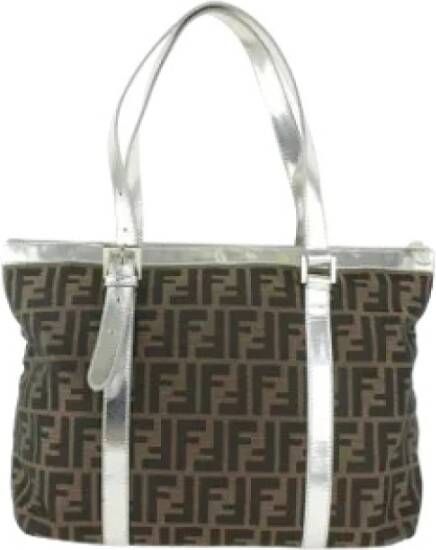 Fendi Vintage Voldoende schoudertassen Bruin Dames