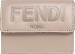 Fendi Wallet with logo Beige Dames