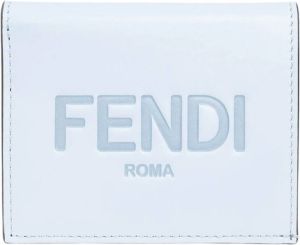 Fendi Wallet with logo Blauw Dames