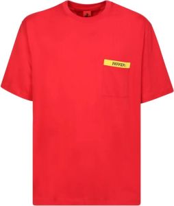 Ferrari Sportieve Stijl Rood T-Shirt Rood Heren