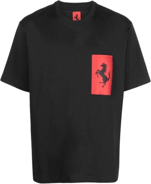 Ferrari T-Shirts Zwart Heren