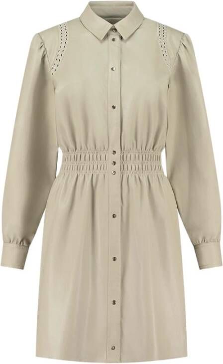Fifth House Shirt Dresses Beige Dames