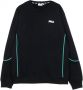 Fila Adil Crew Sweat Zwart Heren - Thumbnail 1