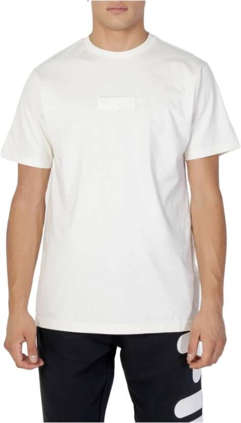 Fila Heren T-shirt wit White Heren