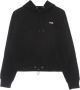 Fila Eilies bijgesneden hoodie Zwart Dames - Thumbnail 1