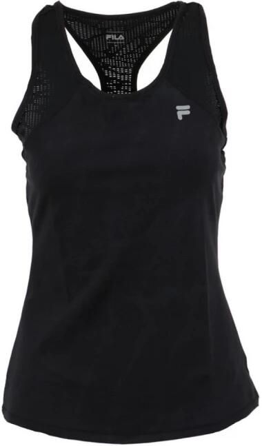 Fila Dames tanktop van polyesterstof Black Dames
