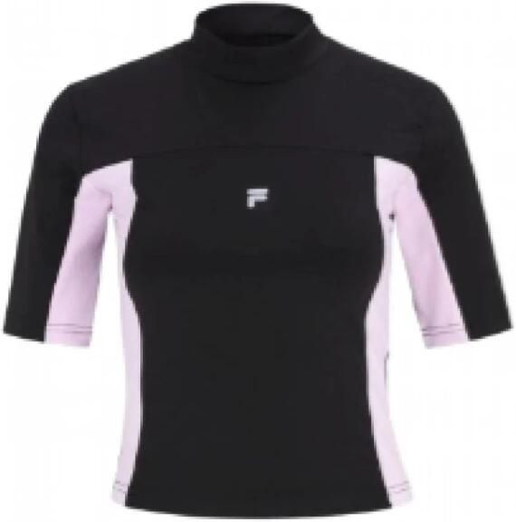 Fila Fitness T-shirt met opstaande kraag Black Dames - Foto 2