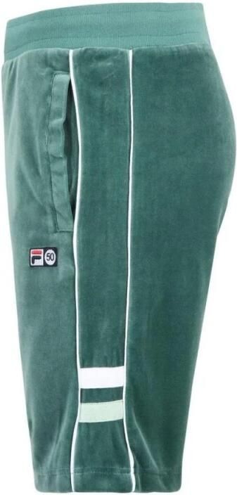 Fila Fluweel Bermuda Shorts Elastische Taille Green Heren