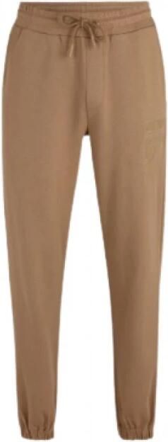 Fila Franse Terry Oversized Sportieve Beige Broek Brown Heren