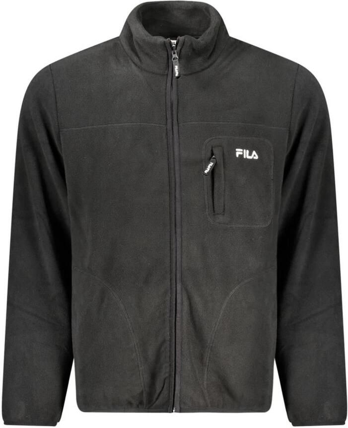 Fila Geborduurd Fleecejack met Logo Black Heren