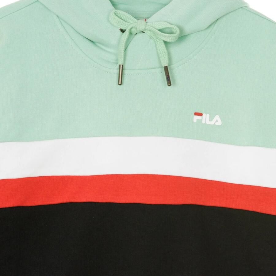 Fila Geknipte lichtgewicht hoodie Mist Groen Multicolor Dames