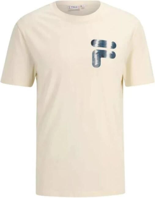 Fila T-shirt Korte Mouw fam0350_bobitz_regular_graphic_beige