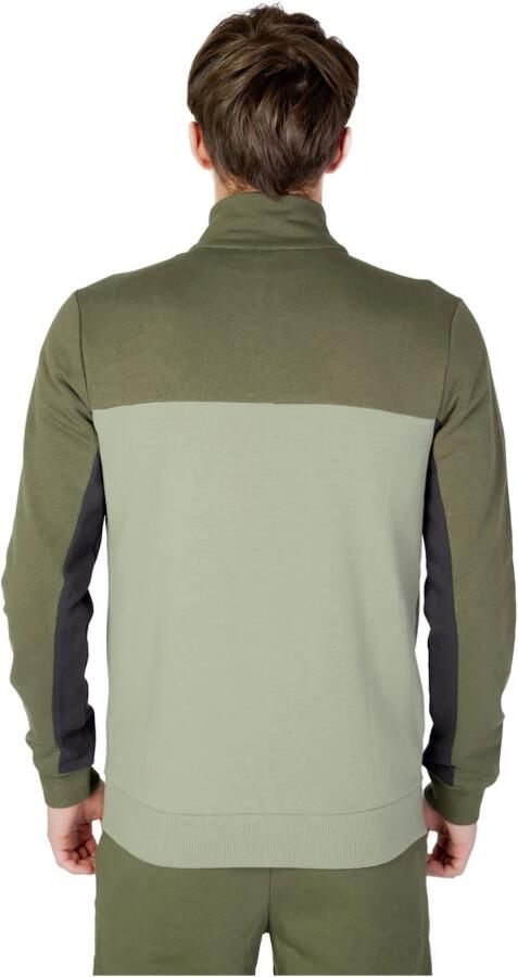 Fila Groene Sweatshirt met Ritssluiting Mannen Herfst Winter Green Heren - Foto 2