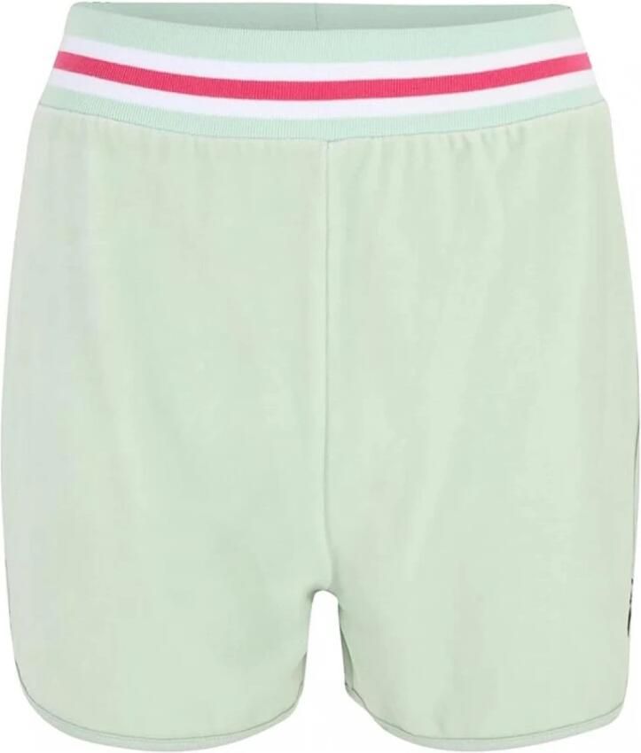 Fila Hoge taille polyester shorts met elastiek Green Dames
