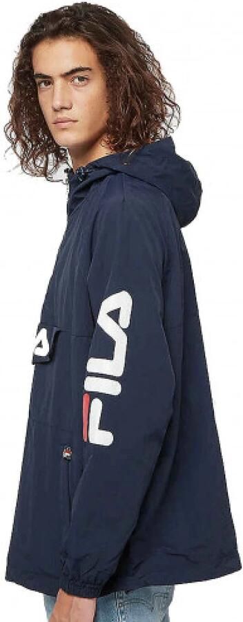 Fila Zwarte Iris Heren Windbreaker Slip-On Blue Heren - Foto 7