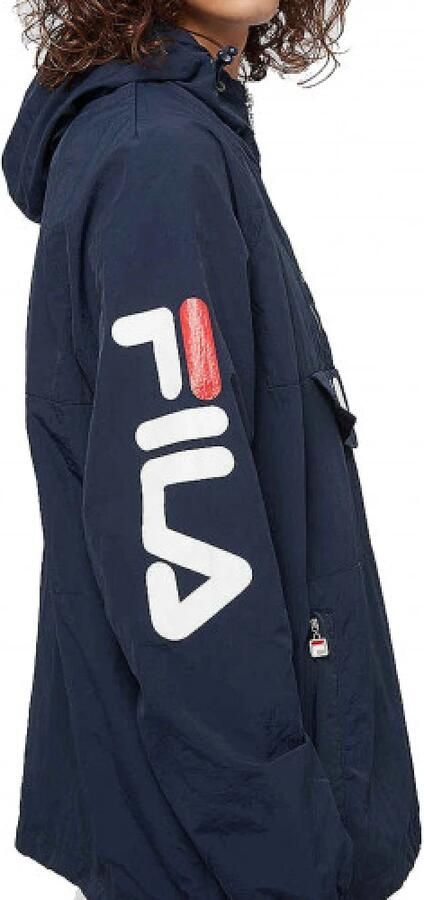 Fila Zwarte Iris Heren Windbreaker Slip-On Blue Heren - Foto 6