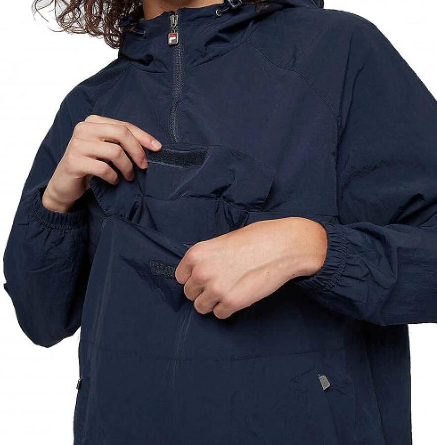 Fila Zwarte Iris Heren Windbreaker Slip-On Blue Heren - Foto 2