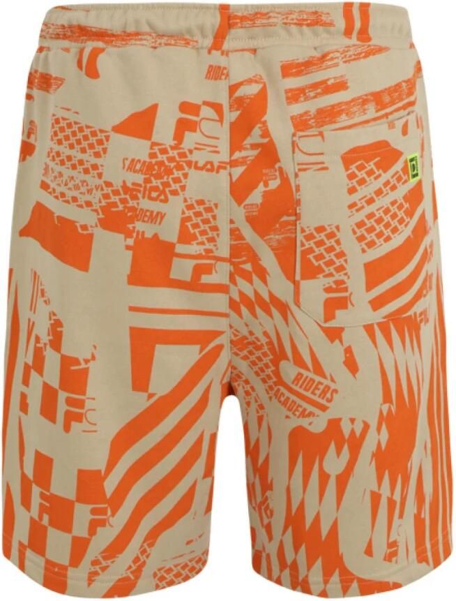 Fila Katoenen Bermuda Shorts met zijzakken Orange Heren