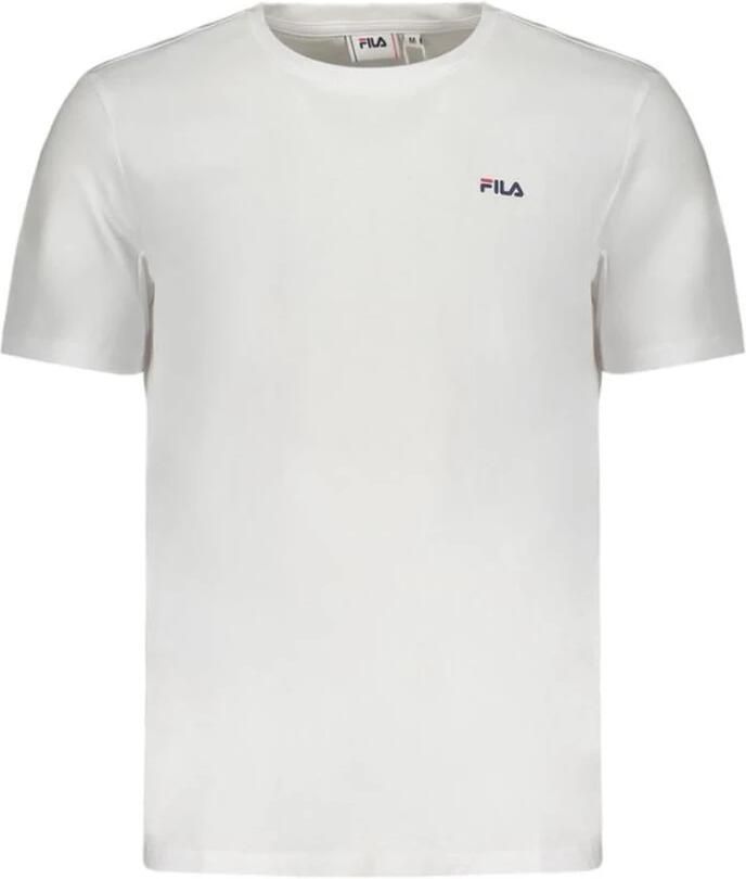 Fila Katoenen T-shirt Pak Wit Zwart White Heren