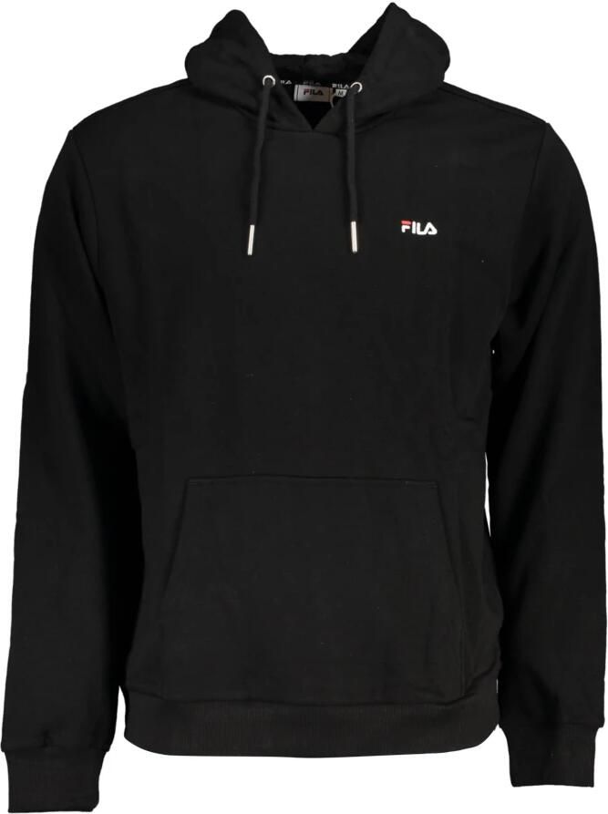 Fila Essentieel Sweatshirt met Ronde Hals van Biologisch Katoen Black - Foto 2