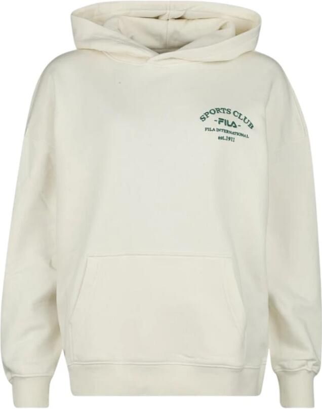 Fila Logo Hoodie met Ribboorden White Heren - Foto 3